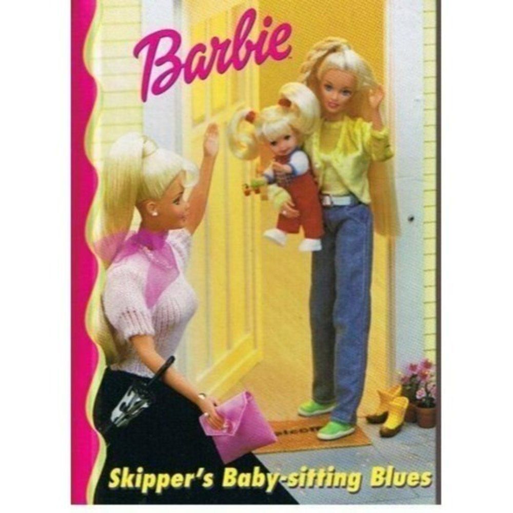 NEW Barbie; Skipper's Babysitting Blues Hardcover Children's Novel